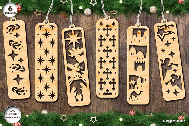 Nativity Bookmarks Laser Cut Bundle SVG SvgOcean 