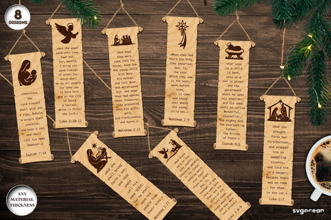 Nativity Bookmarks SVG Bundle SVG SvgOcean 