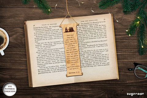 Nativity Bookmarks SVG Bundle SVG SvgOcean 