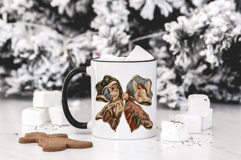 Nativity Bow PNG, Christian Christmas Bow Design Sublimation Pickled Thistle Creative 