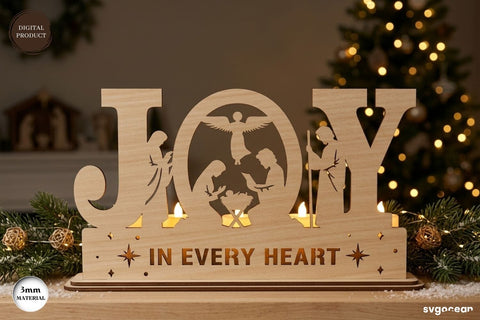 Nativity Candle Holder SVG Bundle SVG SvgOcean 