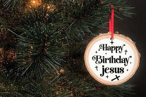 Nativity Christmas Svg Bundle, Christian Round Ornaments SVG Crafty Ideas 