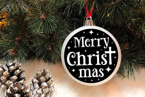 Nativity Christmas Svg Bundle, Christian Round Ornaments SVG Crafty Ideas 