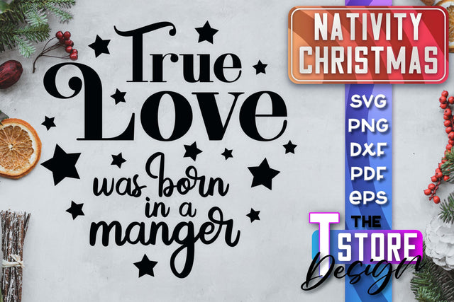 Nativity Christmas SVG | Christmas Design | Christian Round Ornaments | SVG File SVG The T Store Design 