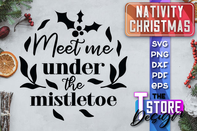 Nativity Christmas SVG | Christmas Design | Christian Round Ornaments | SVG File SVG The T Store Design 