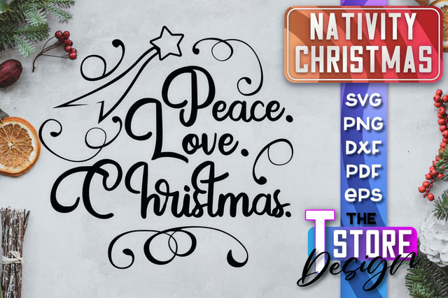 Nativity Christmas SVG | Christmas Design | Christian Round Ornaments | SVG File SVG The T Store Design 
