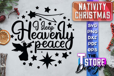 Nativity Christmas SVG | Christmas Design | Christian Round Ornaments | SVG File SVG The T Store Design 