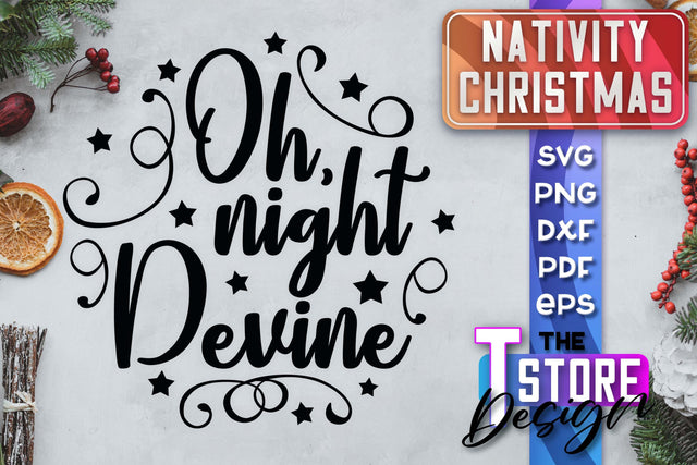Nativity Christmas SVG | Christmas Design | Christian Round Ornaments | SVG File SVG The T Store Design 