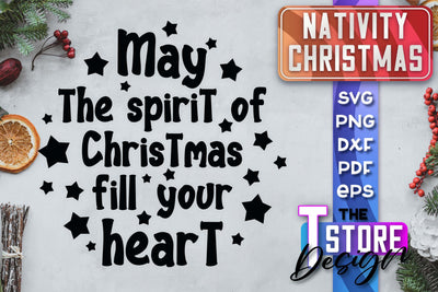 Nativity Christmas SVG | Christmas Design | Christian Round Ornaments | SVG File SVG The T Store Design 