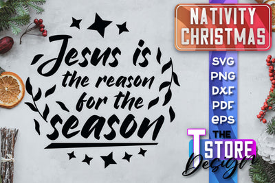Nativity Christmas SVG | Christmas Design | Christian Round Ornaments | SVG File SVG The T Store Design 
