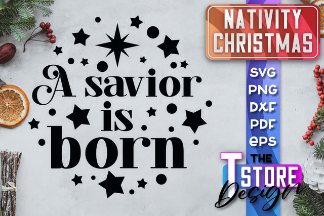 Nativity Christmas SVG | Christmas Design | Christian Round Ornaments | SVG File SVG The T Store Design 