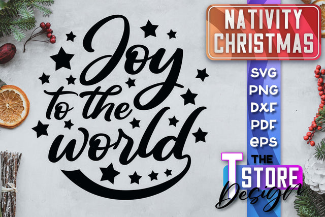 Nativity Christmas SVG | Christmas Design | Christian Round Ornaments | SVG File SVG The T Store Design 