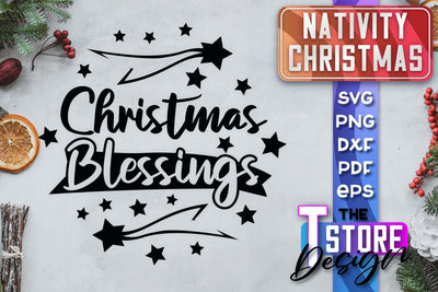 Nativity Christmas SVG | Christmas Design | Christian Round Ornaments | SVG File SVG The T Store Design 