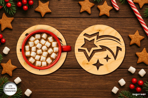 Nativity Coffee Coasters SVG Bundle SVG SvgOcean 
