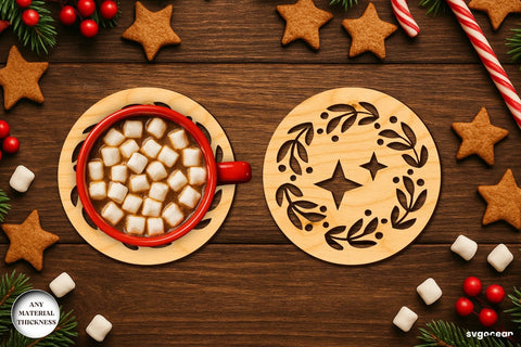 Nativity Coffee Coasters SVG Bundle SVG SvgOcean 