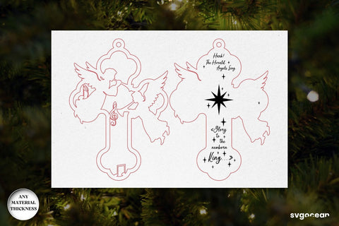Nativity Cross Ornaments Laser Cut SVG SvgOcean 