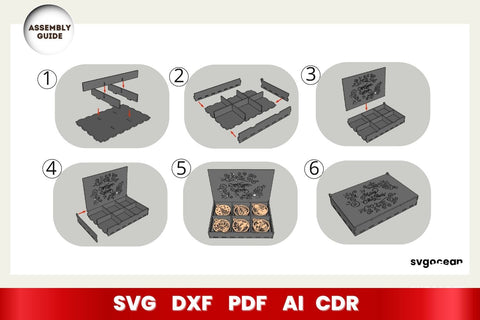 Nativity Gift Box Laser Cut SVG SvgOcean 