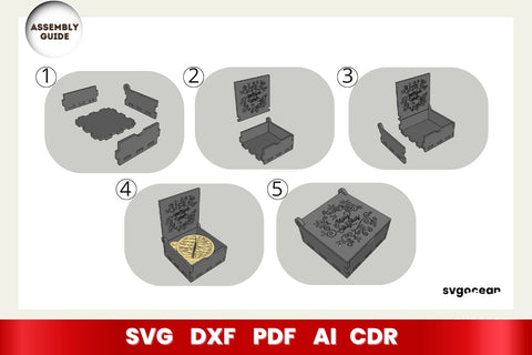 Nativity Ornament Boxes Laser Cut SVG SvgOcean 