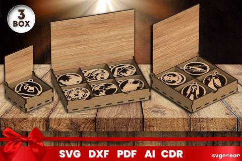 Nativity Ornament Boxes Laser Cut SVG SvgOcean 