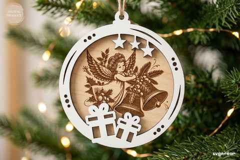 Nativity Ornament Engraving SVG Bundle SVG SvgOcean 