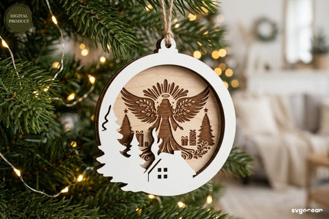Nativity Ornament Engraving SVG Bundle SVG SvgOcean 