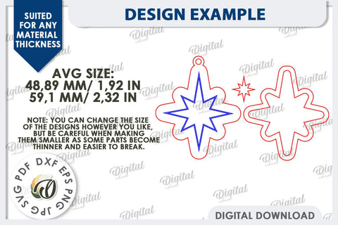 Nativity Ornaments Laser Cut Bundle. Nativity Scene SVG SVG Evgenyia Guschina 