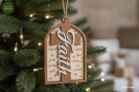 Nativity Ornaments Laser Cut Bundle SVG SvgOcean 