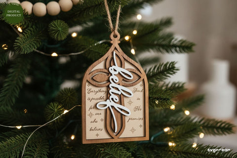 Nativity Ornaments Laser Cut Bundle SVG SvgOcean 