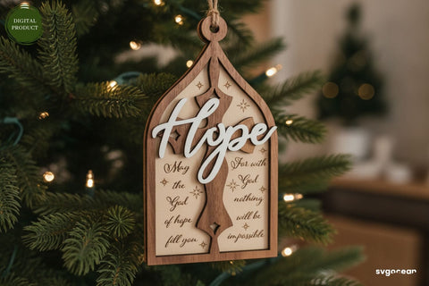 Nativity Ornaments Laser Cut Bundle SVG SvgOcean 