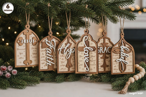 Nativity Ornaments Laser Cut Bundle SVG SvgOcean 