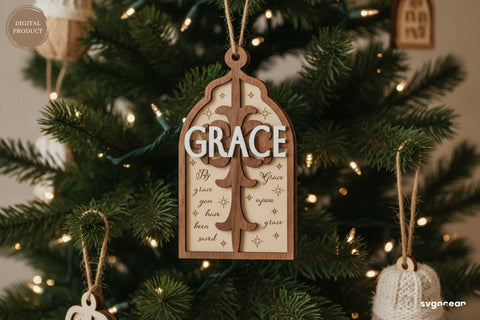 Nativity Ornaments Laser Cut Bundle SVG SvgOcean 