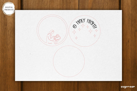 Nativity Scene Door Signs SVG Bundle SVG SvgOcean 