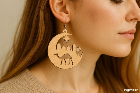 Nativity Scene Earrings Bundle SVG SvgOcean 