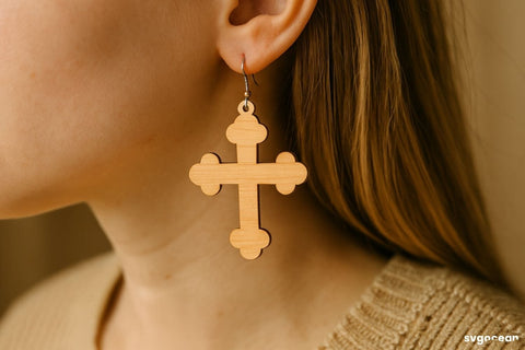 Nativity Scene Earrings Bundle SVG SvgOcean 