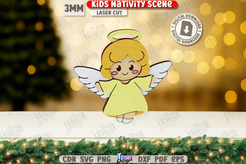 Nativity Scene Laser Cut Bundle | Christian Signs | 3D Nativity Sign | Xmas SVG | Table Decoration | Christmas Ornaments | Christmas Eve | Home Décor | Layered Sign | Christianity SVG | Christian Symbol | CNC Files SVG The T Store Design 