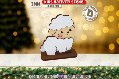 Nativity Scene Laser Cut Bundle | Christian Signs | 3D Nativity Sign | Xmas SVG | Table Decoration | Christmas Ornaments | Christmas Eve | Home Décor | Layered Sign | Christianity SVG | Christian Symbol | CNC Files SVG The T Store Design 