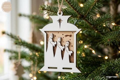 Nativity Scene Ornaments SVG Bundle SVG SvgOcean 