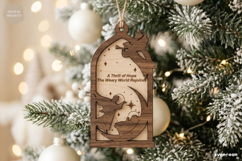 Nativity Silhouette Ornament SVG Bundle SVG SvgOcean 