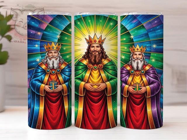 Nativity Three Kings Tumbler, Christmas Tumbler, Nativity Scene, Christian Sublimation, Holiday Wrap, 20Oz Tumbler Design, Religious Christmas Sublimation Lara' s Designs 