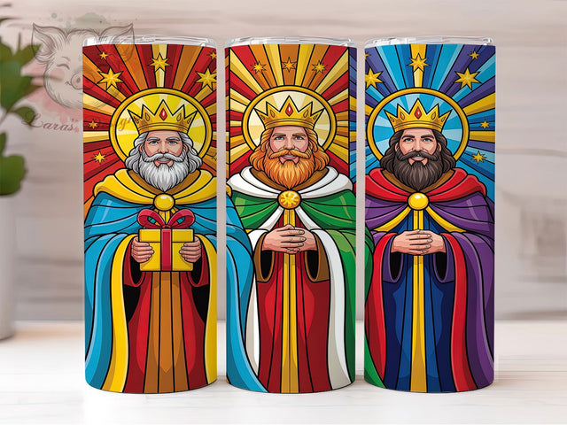 Nativity Three Kings Tumbler, Christmas Tumbler, Nativity Scene, Christian Sublimation, Holiday Wrap, 20Oz Tumbler Design, Religious Christmas Sublimation Lara' s Designs 