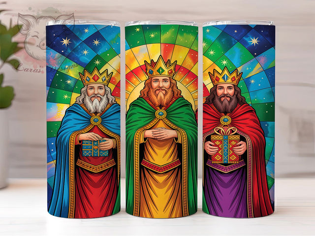 Nativity Three Kings Tumbler, Christmas Tumbler, Nativity Scene, Christian Sublimation, Holiday Wrap, 20Oz Tumbler Design, Religious Christmas Sublimation Lara' s Designs 