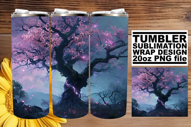 Natural Elegance Tumbler Sublimation - 20oz Sublimation afrosvg 