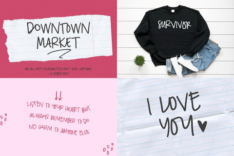 Natural Handwriting Font Mini Bundle Font Beck McCormick 