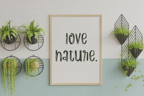 Natural Leaf Font AnningArts Design 