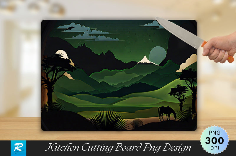 Nature Cutting Board Sublimation Regulrcrative 
