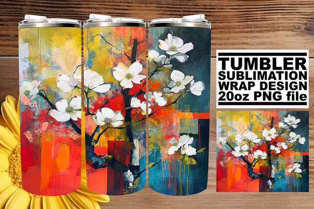 Nature-Inspired Tumbler Wrap - Sublimation 20oz Sublimation afrosvg 