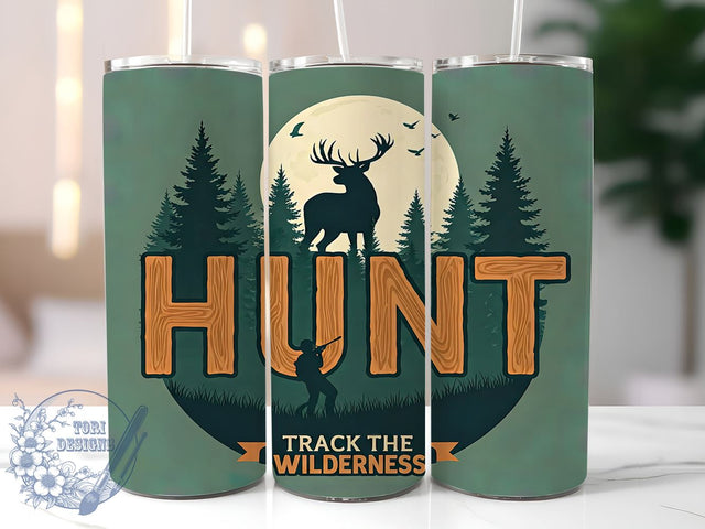 Nature Lover Deer Hunting Tumbler Wrap, Deer Hunting Tumbler, Wilderness Decor, 20oz Tumbler, Sublimation Wrap, Hunting Gift, Outdoor Adventure, Nature Lover Mug Sublimation ToriDesigns 