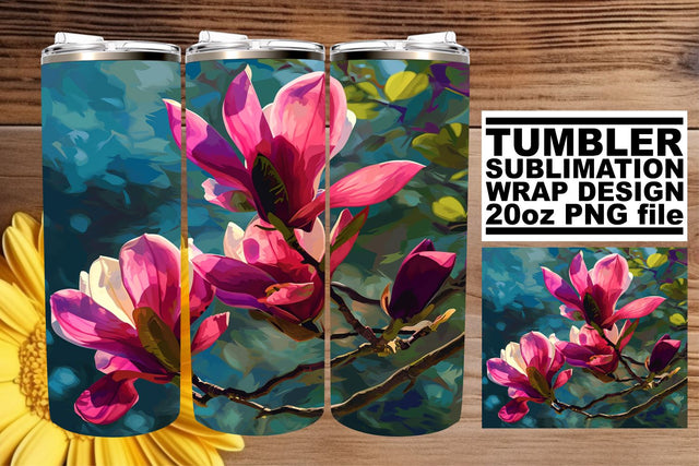Nature's Beauty Tumbler Sublimation - 20oz Sublimation afrosvg 