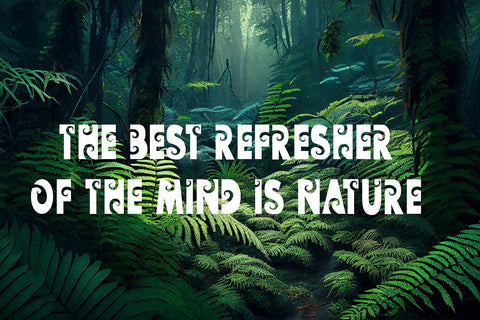 Natures - Decorative Display Font Font Mozzatype 