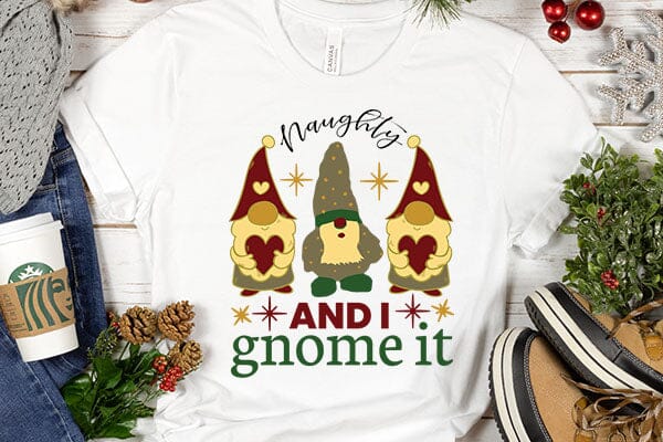Naughty And I Gnome It SVG Angelina750 